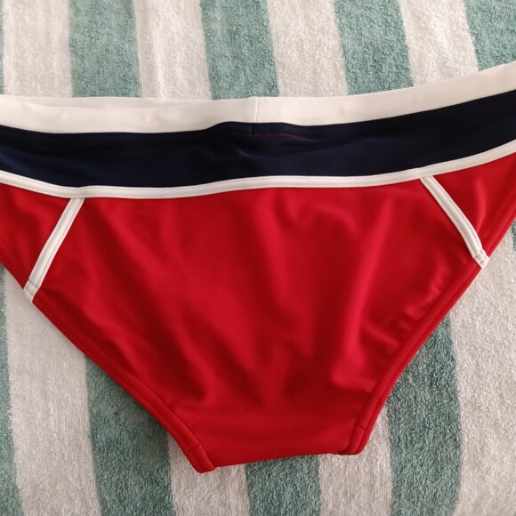 (*) VINTAGE SPEEDO 2" SIDES, RED/WHITE/NAVY BLUE, SIZE 32" (Pre-Owned) - Picture 2 of 8